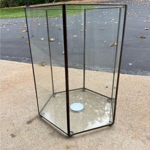 Serena & Lily Glass Hexagonal Lantern